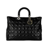 Secondhand Dior Large Patent Lady Dior Tote - '10s