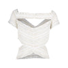 Secondhand Gianfranco Ferré White Cut-out Top - '90s