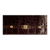 Secondhand Gianni Versace Vintage Crocodile Embossed Handbag - '90s
