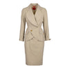 Secondhand Vivienne Westwood Beige Skirt and Jacket Set - '90s