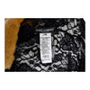 Secondhand Dolce & Gabbana Faux Fur Tiger Lace Dress - '10s