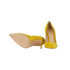 Secondhand Gianvito Rossi Yellow Suede Pumps - '20s