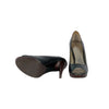 Secondhand Calvin Klein Python Peep-Toe Shoes - '10s