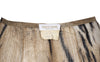 Secondhand Roberto Cavalli chiffon-tulle leopard printed pleated skirt-'00s