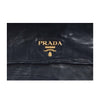 Secondhand Prada Black Leather Clutch - '10s