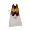 Secondhand Hermès Patent Brogue Pumps - '10s