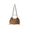 Secondhand Miu Miu Woven Leather Fringe Hobo - '10s