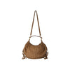 Secondhand Miu Miu Woven Leather Fringe Hobo - '10s