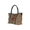 Secondhand Gucci Monogram Canvas Tattoo Heart Tote Bag - '10s