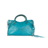 Secondhand Balenciaga Teal City Bag - '10s
