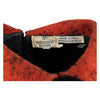 Secondhand Valentino Red Wool Collar Dress with Bow - '80s