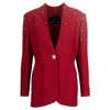 Secondhand Gai Mattiolo Red Jacket and Skirt Set - '00s