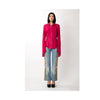 Secondhand Roberto Cavalli Fuchsia Leather Shirt- '00s