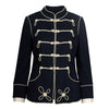 Secondhand Chanel Navy Majorette Jacket with Pearls - '10s