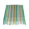 Secondhand Missoni Glittery Chevron Knit Shawl - '10s