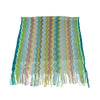 Secondhand Missoni Glittery Chevron Knit Shawl - '10s