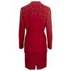 Secondhand Gai Mattiolo Red Jacket and Skirt Set - '00s
