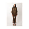 Secondhand Roberto Cavalli Laser-cut Suede Pant - '00s
