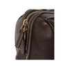 Secondhand Gucci Dark Brown Leather GG Britt Boston Bag - '10s
