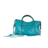 Secondhand Balenciaga Teal City Bag - '10s