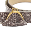 Secondhand Bottega Veneta Snakeskin Belt - '10s