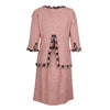 Secondhand Chanel Pink Bouclé Mini Dress & Jacket Ensemble - '00s