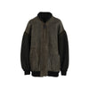Secondhand Leather Bomber Jacket - '90s