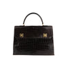 Secondhand Custom Crocodile Piano Bag - '70s