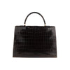 Secondhand Custom Crocodile Piano Bag - '70s
