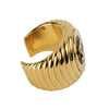 Secondhand Gold Tone CC Bracelet - '80s