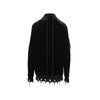Secondhand Diliborio Velvet Distressed Sweatshirt - '10s