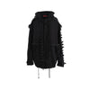 Secondhand Diliborio Black Sweatshirt with Cut-out Details - '10s
