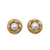 Secondhand Clip Earrings With Pearls - '80s
