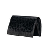 Secondhand Gianfranco Ferré Black Crocodile Wallet - '70s