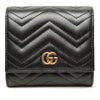 Gucci GG Marmont Matelasse Calfskin Card Case Wallet Secondhand