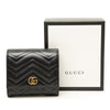 Gucci GG Marmont Matelasse Calfskin Card Case Wallet Secondhand