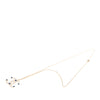 Chanel CC Gold Plated Strass Cabochon Pendant Necklace Secondhand