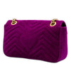 Gucci Medium GG Marmont Matelasse Velvet Shoulder Bag Secondhand