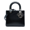 Dior Medium Metallic Patent Microcannage Lady Dior Secondhand
