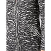 Chanel Black and White Wool Coat - 2010s Second hand