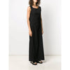 Jil Sander Black Cotton Long Dress - '90s Second hand