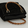 Gucci Bamboo Zip Pouch Suede
