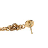 Louis Vuitton Gold Plated Strass Gamble Drop Push Back Earrings Secondhand