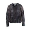 Secondhand Marco De Vincenzo Black Mesh Bomber Jacket - '10s