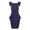 Secondhand Vivienne Westwood Red Label Structured Crepe Midi Dress - '10s