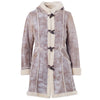 Secondhand Prada Women’s Shearling Long Coat with Hood - '00s