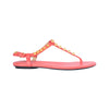 Secondhand Balenciaga Leather Studded Accents T-Strap Sandals 