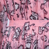 Secondhand Prada Floral Long Sleeve Dress in Pink 