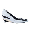 Secondhand Roger Vivier Trompette Black Wedge Buckle Pumps - '10s
