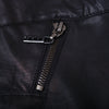 Secondhand Dolce&Gabbana Black Leather Biker Pants With Zip Details